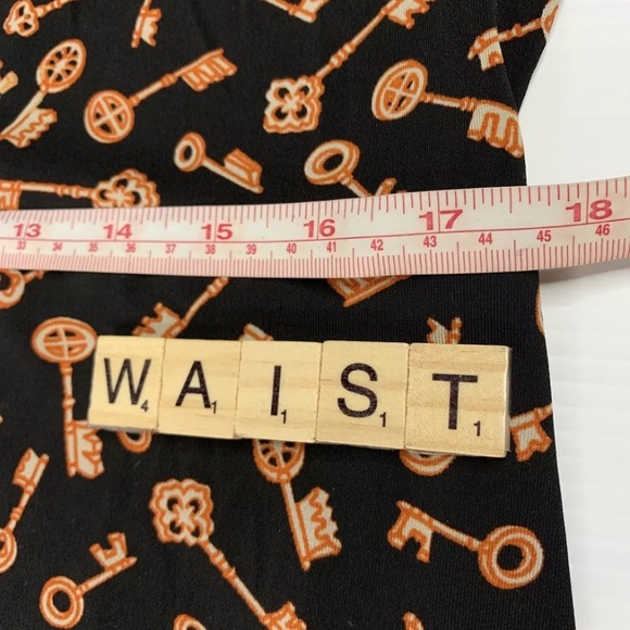 LEONA EDMISTON Ruby Womens Key Print Dress Size 4 - Picture 4 of 5